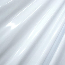 Solid Color Poly Vinyl Fabric (White) | (2 Way Stretch/Per Yard)