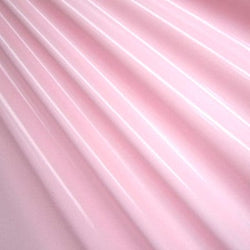 Shiny Finish on Poly Vinyl Fabric (Light Pink) | (4 Way Stretch/Per Yard)