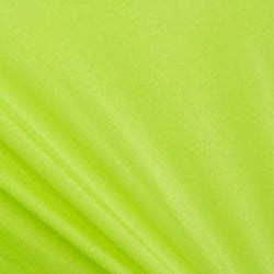 Shiny Finish Milliskin Nylon Spandex Fabric (Neon Yellow) | (4 Way Stretch/Per Yard)