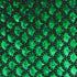 Green & Black Mermaid Fish Scale on Hologram Foil Spandex w/ Dots Fabric | (4 Way Stretch/Per Yard)