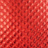 Red Mermaid Fish Scale on Hologram Foil Spandex w/ Dot Patterns Fabric | (4 Way Stretch/Per Yard)