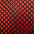 Red & Black Mermaid Fish Scale on Hologram Foil Spandex w/ Dots Fabric | (4 Way Stretch/Per Yard)