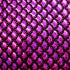 Fuchsia & Black Mermaid Fish Scale on Hologram Foil Spandex w/ Dots Fabric | (4 Way Stretch/Per Yard)