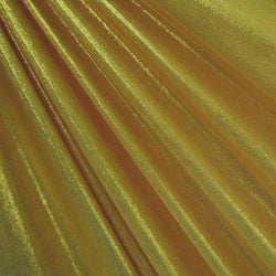 Gold Matrix Dot on Nylon Spandex Fabric | (4 Way Stretch/Per Yard)