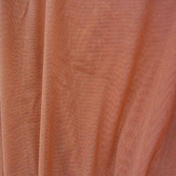 Stretch Sheer Mesh Fabric (Copper) | (4 Way Stretch/Per Yard)