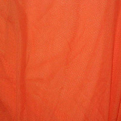 Stretch Sheer Mesh Fabric (Orange) | (4 Way Stretch/Per Yard)