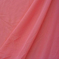 Stretch Sheer Mesh Fabric (Sweet Potato) | (4 Way Stretch/Per Yard)