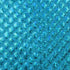 Turquoise Mermaid Fish Scale on Hologram Foil Spandex w/ Dots Fabric | (4 Way Stretch/Per Yard)