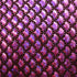 Purple & Black Mermaid Fish Scale on Hologram Foil Spandex w/ Dots Fabric | (4 Way Stretch/Per Yard)