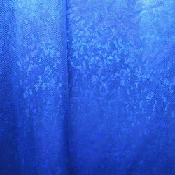 Royal Blue Shattered Glass w/ Holographic Foil Spandex Fabric | (4 Way Stretch/Per Yard)