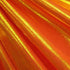 Gold Matrix Dot on Orange Nylon Spandex Fabric | (4 Way Stretch/Per Yard)
