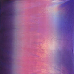 Ombre Print Holographic Mirror Foil Fabric (Purple/Hot Pink) | (4 Way Stretch/Per Yard)