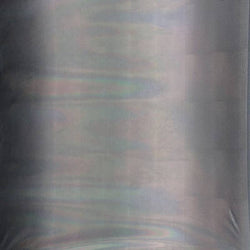Ombre Print Holographic Mirror Foil Fabric (Steel Grey/Silver) | (4 Way Stretch/Per Yard)