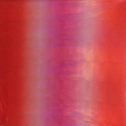 Ombre Print Holographic Mirror Foil Fabric (Crimson Red/Cerise Pink) | (4 Way Stretch/Per Yard)