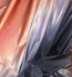 Ombre Print Holographic Mirror Foil Fabric (Black/Neon Orange) | (4 Way Stretch/Per Yard)