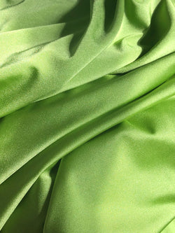 Shiny Finish Milliskin Nylon Spandex Fabric (Moss Green) | (4 Way Stretch/Per Yard)