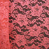 Gardenia Floral Pattern Stretch Lace Fabric | Multiple Colors