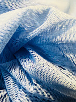 Stretch Sheer Mesh Fabric (Periwinkle) | (4 Way Stretch/Per Yard)