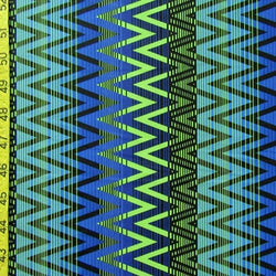 Zig Zag Tribal Aztec Pattern Spandex (4-Way Stretch/Per Yard) | Multiple Colours