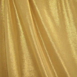 Edgy Metallic Gold Foil Stretch Sheer Mesh Fabric | Multiple Colors | (4 Way Stretch/Per Yard)