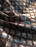 Silver & Black Mermaid Fish Scale on Hologram Foil Spandex w/ Dots Fabric | (4 Way Stretch/Per Yard)