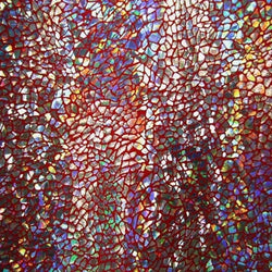Holographic Foil Classic Avatar Pattern Spandex Fabric | (4 Way Stretch/Per Yard) | Multiple Colours