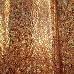 Holographic Foil Classic Avatar Pattern Spandex Fabric | (4 Way Stretch/Per Yard) | Multiple Colours