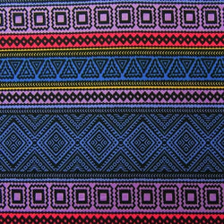 Tribal Summer Nights Aztec Pattern Spandex Fabric | (4-Way Stretch/Per Yard) | Multiple Colors