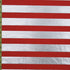 Metallic Stripes Fabric (Silver/Red) on Nylon Spandex | (4 Way Stretch/Per Yard)