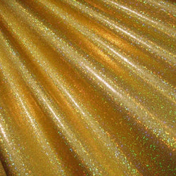 Shiny Holographic Mini Dots Fabric | (4 Way Stretch/Per Yard)