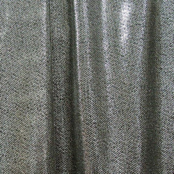 Foil Covered Metallic on Nylon Stretch Mesh Fabric | Multiple Colors | (4 Way Stretch/Per Yard)