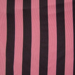 1" Stripes on Polyester Mesh Fabric (Sweet Potato) | (4 Way Stretch/Per Yard)