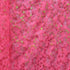 Shiny Sequins on Lace Fabric (Neon Pink) | (4 Way Stretch/Per Yard)