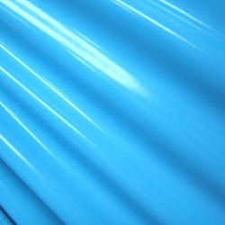 Shiny Finish on Poly Vinyl Fabric (Turquoise) | (4 Way Stretch/Per Yard)