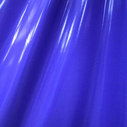 Shiny Finish on Poly Vinyl Fabric (Royal Blue) | (4 Way Stretch/Per Yard)