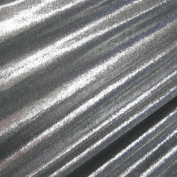 Solid Color Metallic Foil Slinky Fabric | (2 Way Stretch/Per Yard)