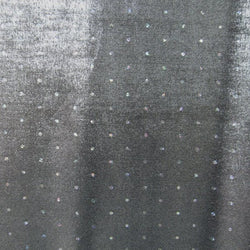 Holographic Sequin on Metallic Slinky Fabric | (2 Way Stretch/Per Yard)