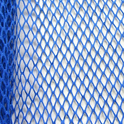 Colorful Diamond Fishnet Fabric (Royal Blue) | (4 Way Stretch/Per Yard)