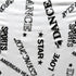 Dance Print on Glitter Mesh Fabric | (2 Way Stretch/Per Yard)