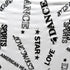 Dance Print on Glitter Mesh Fabric | (2 Way Stretch/Per Yard)