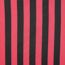 1" Stripes on Polyester Mesh Fabric (Shocking Coral) | (4 Way Stretch/Per Yard)