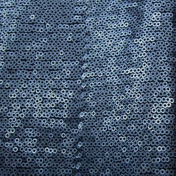2mm Matte Finished Sequins on Poly Mesh Fabric | (2 Way Stretch/Per Yard)