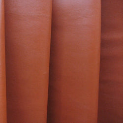 Solid Color Pleather Fabric on PVC Poly Knit (Orange) | (2 Way Stretch/Per Yard)