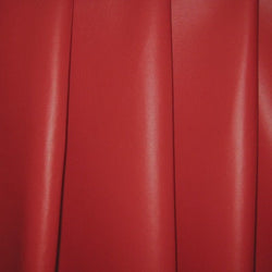 Solid Color Pleather Fabric on PVC Poly Knit (Red) | (2 Way Stretch/Per Yard)