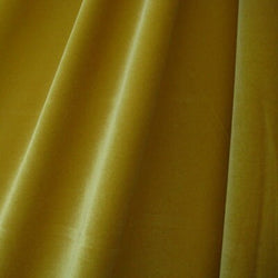 Solid Color Stretch Velvet Fabric (Gold) | (4 Way Stretch/Per Yard)