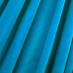 Solid Color Stretch Velvet Fabric (Turquoise) | (4 Way Stretch/Per Yard)