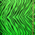 Exotic Zebra Print on Nylon Spandex Fabric (Neon Green) | (4 Way Stretch/Per Yard)