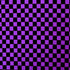 Checkerboard Print on Poly Spandex Fabric (Purple/Black) | (4 Way Stretch/Per Yard)