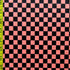 Checkerboard Print on Poly Spandex Fabric (Sweet Potato/Black) | (4 Way Stretch/Per Yard)