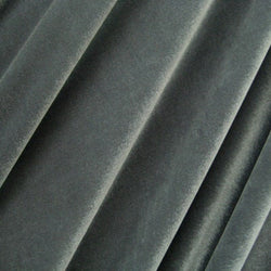 Solid Color Stretch Velvet Fabric (Charcoal Gray) | (4 Way Stretch/Per Yard)